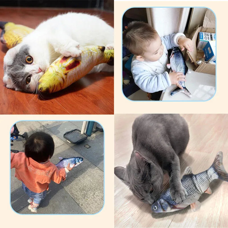 Electric Cat Toy Fish Pet