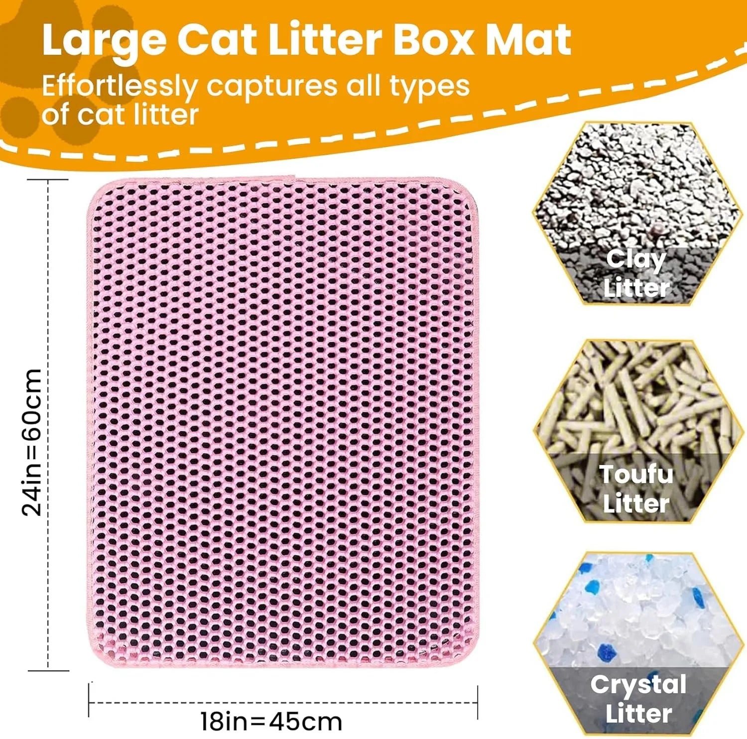 Cat Litter Mat Double Layer