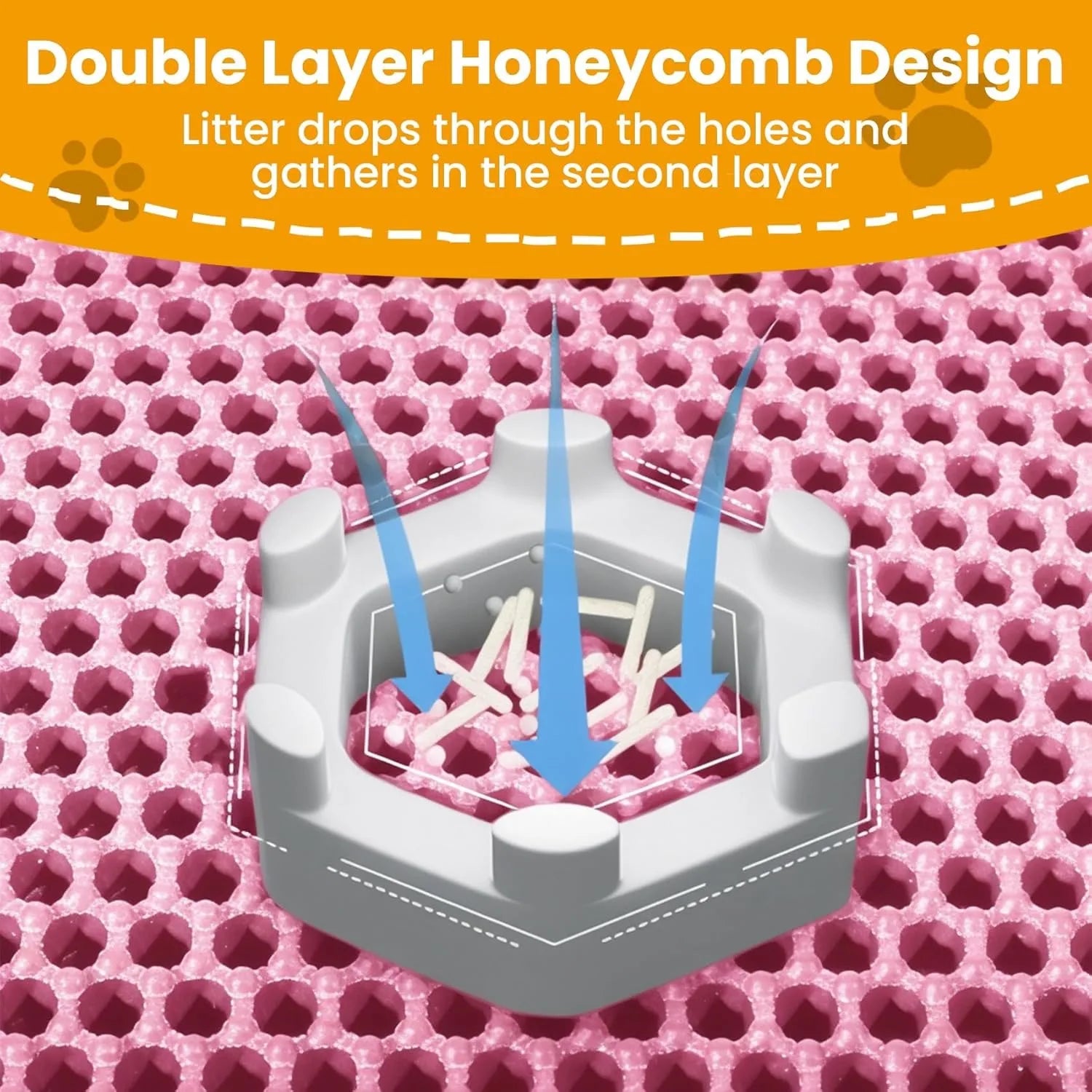 Cat Litter Mat Double Layer
