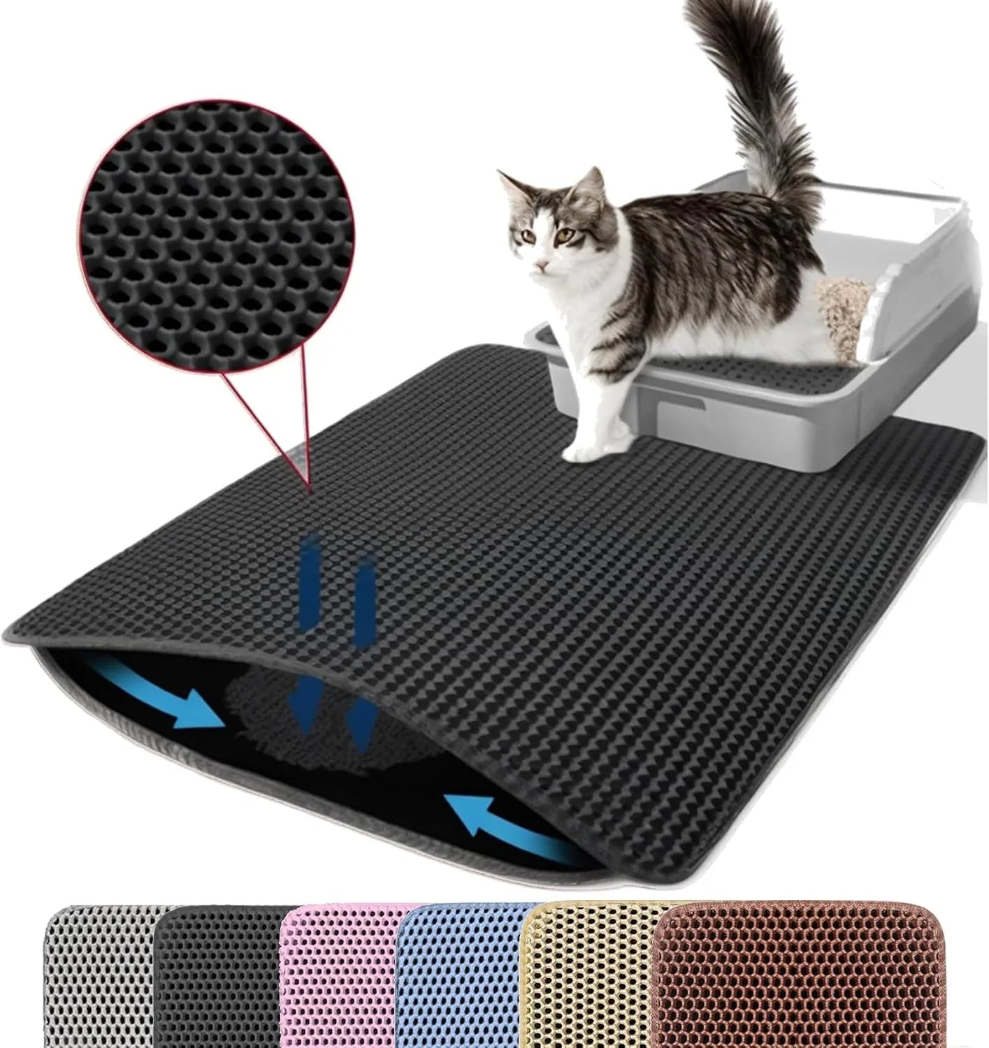 Cat Litter Mat Double Layer