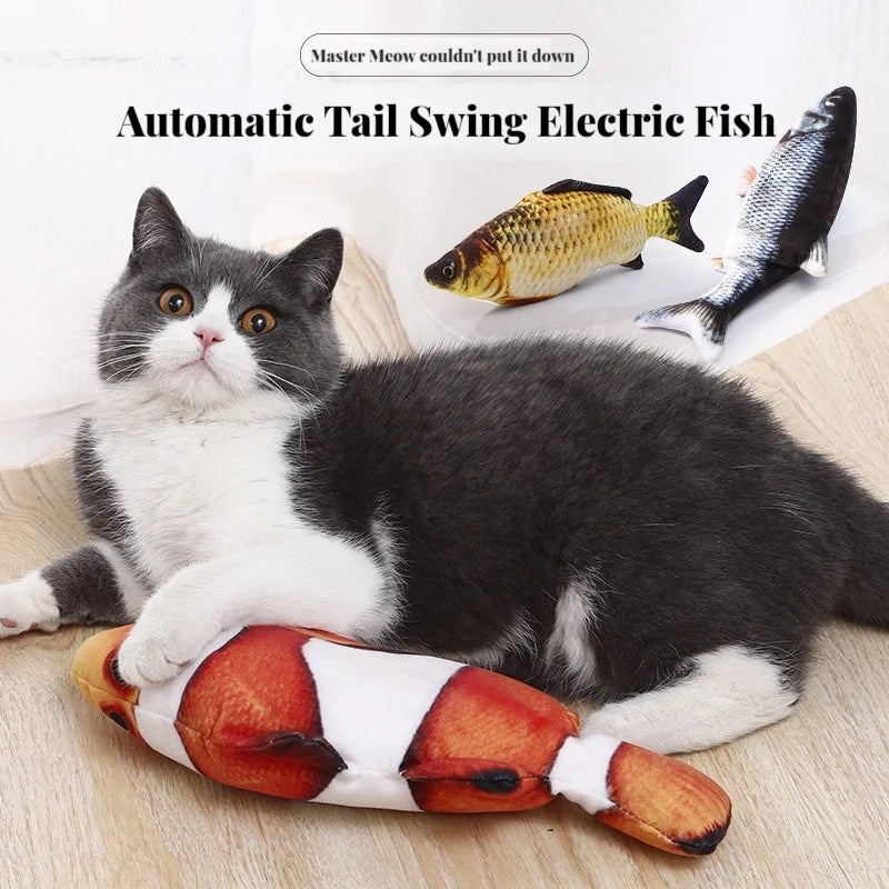 Electric Cat Toy Fish Pet