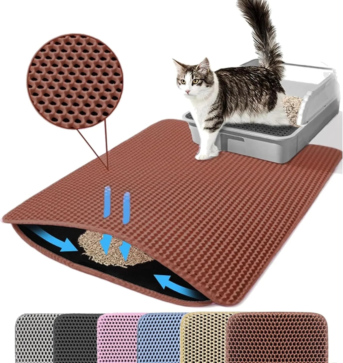 Cat Litter Mat Double Layer