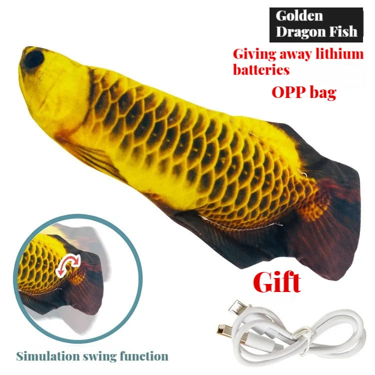 Electric Cat Toy Fish Pet